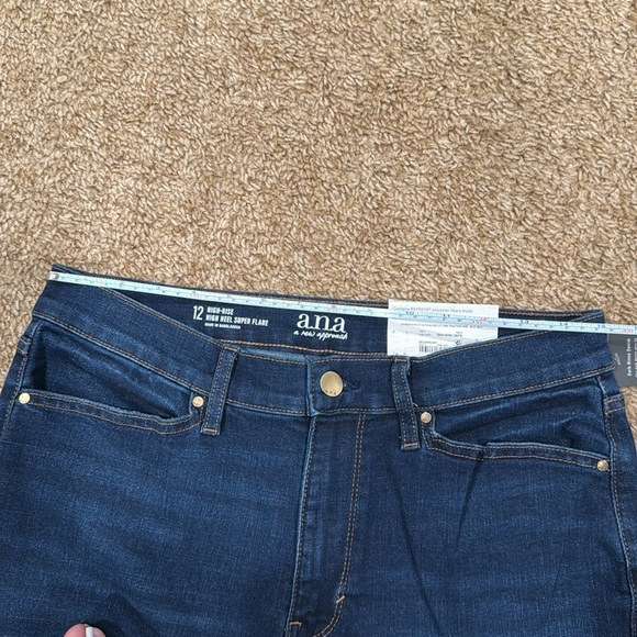 a.n.a Womens High Rise Flare Leg Jean - Picture 6 of 7